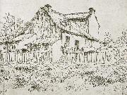 Jean Francois Millet The house Beside wici oil painting artist